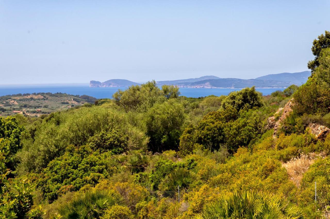 Sardinia Re - Villa Martin Panoramic View Alghero Bagian luar foto